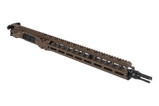 Brown Radian Weapons 16in .223 Wylde AR15 Complete Upper features a radian ambi charging handle